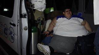 Nearing 1,100lbs, morbidly obese Mexican dreams of walking again