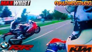 KTM Supermoto vs BMW Superbike