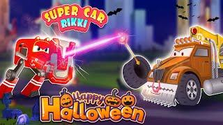 Supercar Rikki Catches the Graveyard  Monster Truck this halloween