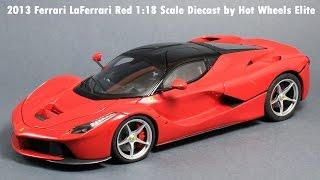 2013 Ferrari LaFerrari Red 1:18 Scale Diecast Hot Wheels Elite
