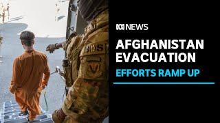 US, Australia ramp up Afghanistan evacuation flights out of Kabul as deadline looms | ABC News