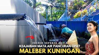 Menakjubkan !! Sumber Mata Air Pancuran Opat Jernih Seperti Aqua, Desa Maleber Kuningan Jawa Barat