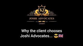 Why the client chooses Joshi Advocates... 