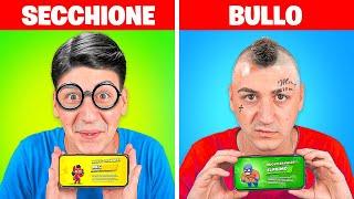 BULLO vs SECCHIONE!  TIPI DI GIOCATORI DI BRAWL STARS IN CLASSE!