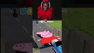 Cartoon Cars Vs Peppa Pig #beamng #peppapig #skibiditoilet