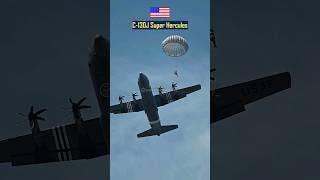 C-130J Super Hercules Aircraft Drop Paratroopers