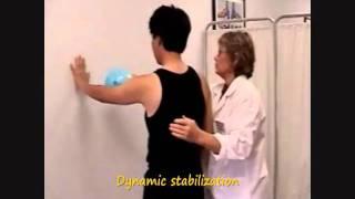 Dynamic scapular stabilization