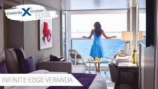 Edge Stateroom With Infinite Veranda | Celebrity Edge Full Walkthrough Tour & Review 4K | 2021