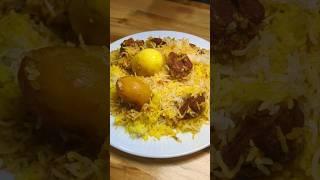 Kolkata Mutton Biryani #biryanirecipe #kolkatamuttonbiryani #youtubeshorts #asmr