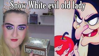 Charmakeupcorner  is live! Evil queen turns into old lady snow white.