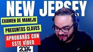  EXAMEN TEORICO DE MANEJO NEW JERSEY 2024 I Aprobarás con estas preguntas   