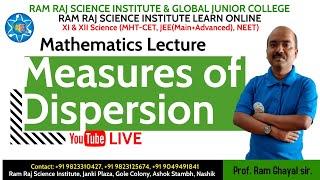 Mesure of dispersion -11th - maths - Maharashtra Board