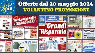 volantino EUROSPIN dal 20 maggio 2024 🟢 i Grandi Del Risparmio  Offerte Giardino Bricolage Piscina