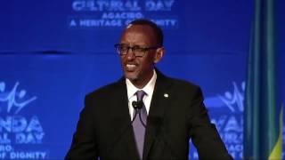 Kagame answers a question on Gay and  Lesbian (GLBT) rights