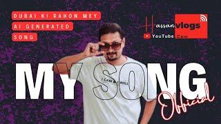 Dubai Ki Raahon Mein  | Hassan Vlogger Official Song | AI Generated Cinematic Journey
