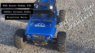 Queen Hobby brushless ESC, Surpass Hobby 4300kv motor in Team Corally Moxoo SP