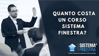 Quanto costa un corso Sistema Finestra?