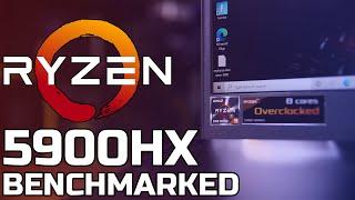 The 8 Core King - Ryzen 5900HX vs 10980HK vs 4800H vs 5800X - TechteamGB