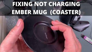 Ember Mug -  not charging -  fixing coaster by replacing pogo pin that don't spring back