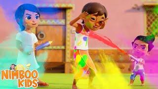 Holi Aayi, होली आई, Hindi Rhymes for Children and Happy Holi, Indian Festival Songs