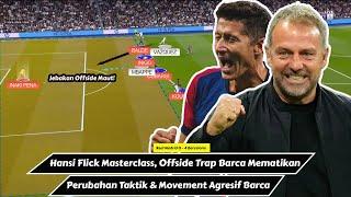 Hansi Flick Masterclass & Taktik Offside Trap Barca Mematikan | Real Madrid 0 - 4 Barcelona