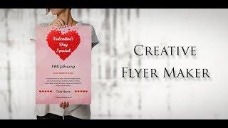 How to Make a Flyer using Flyer Maker app