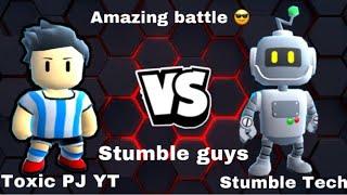 1v1 With @Stumbletech | #2 | Amazing 1v1 Battle | funny moments | who will win | TOXIC PJ YT