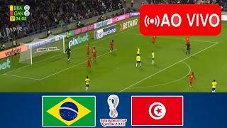 BRASIL X TUNISIA AO VIVO COM IMAGENS - AMISTOSO INTERNACIONAL - JOGO DE HOJE - ASSISTA AGORA!