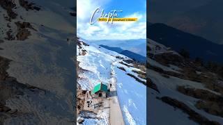 Beauty of Uttarakhand in Winters ️| Chopta Tungnath Trek Snowfall 2025 #uttarakhandbeauty #chopta