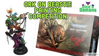 Ork on beastie - painting competition