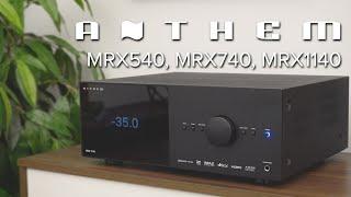 Anthem MRX540, MRX740, MRX1140 Receivers Review & Comparison