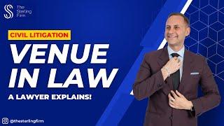 WHAT IS VENUE IN LAW? LAWYER EXPLAINED #shorts #LAWFIRM