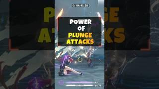 Power of Plunge Attacks in Wuthering Waves #wutheringwaves #wuwa #projectwave