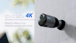 EZVIZ BC1c 4K - Smartly sharp in 4K. Reliably guards with more.