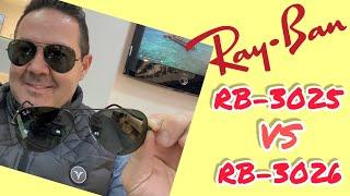 Óculos Ray Ban 3025 Vs Ray Ban 3026 o aviador #verbim #rayban