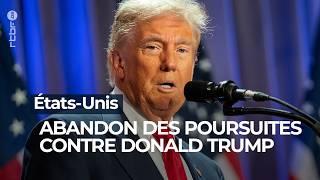 Etats-Unis : abandon des poursuites contre Donald Trump - RTBF Info