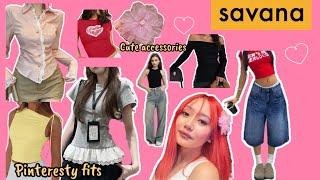 SAVANA try on haul ️ [pinteresty fit , accessories]