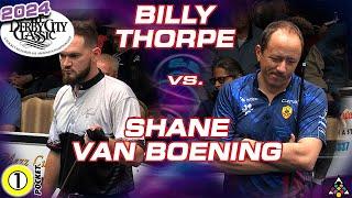 One Pocket - SHANE VAN BOENING vs BILLY THORPE - 2024 Derby City Classic One Pocket Division