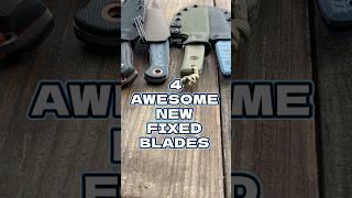 4 Awesome New EDC Fixed Blades! #edc #youtubeshorts #shorts #knife