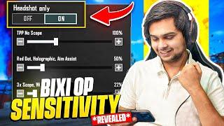 BIXI OP Latest Sensitivity & Controls | BGMI HUD Sensitivity & Settings | BEST BGMI Sensitivity Code