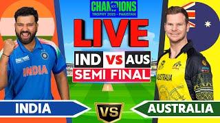 LIVE - Ind vs Aus | India vs Australia Semi final Live | Ind vs Aus Live | Champions Trophy Live