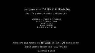 Radio interview with bassist Danny Miranda | Queen + Paul Rodgers, Blue Öyster Cult, Bad Penny