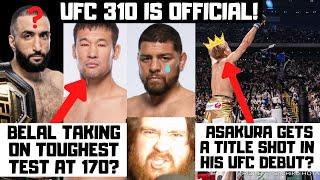 UFC 310 OFFICIAL! Muhammad vs Rakhmonov? Kai Asakura Title Shot Debut? MMA News Reaction