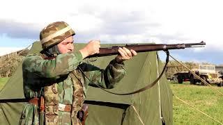 The Karabiner 98 kurz firing demonstration