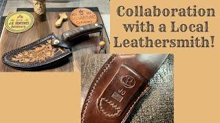 Collaboration with a Local Leathersmith!