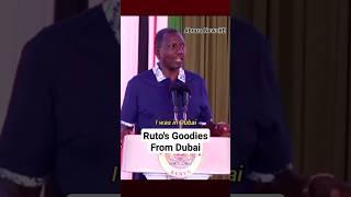 "I was in Dubai and don't be fooled, many companies want to come and invest here," Ruto in Naivasha