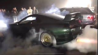 Toyota Supra Mk4 Epic burnout!!! 2step.