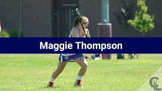 Maggie Thompson Lacrosse Highlights - NH 2021 - Def