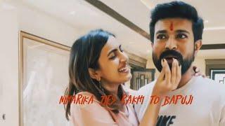 Niharika Ties Rakhi to Bapujii Latest Video| Niharika fun with Ramcharan