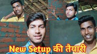 New Setup Ka Kam Chalu Hai Prajapati Editor Ka  | Sanjay Prajapati Vlog |